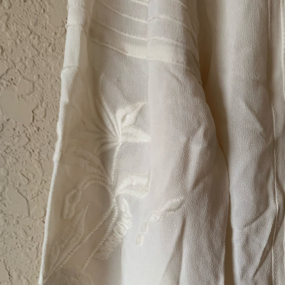 Reformation Cream Embroidered Blouse - Picture 3 of 11